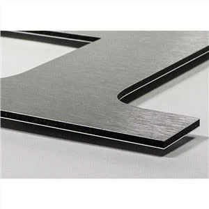 Matériau de revêtement mural en aluminium composite brossé