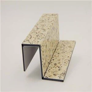 Revêtement de mur en plastique en aluminium extérieur de finition de marbre ACP