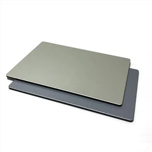 Revêtement en aluminium métallisé de PE PVDF de PE PVDF de panneau composé en aluminium de couleur