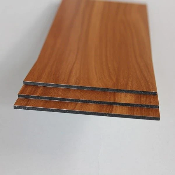 Wooden Color Aluminum Composite Panel Wooden Texture