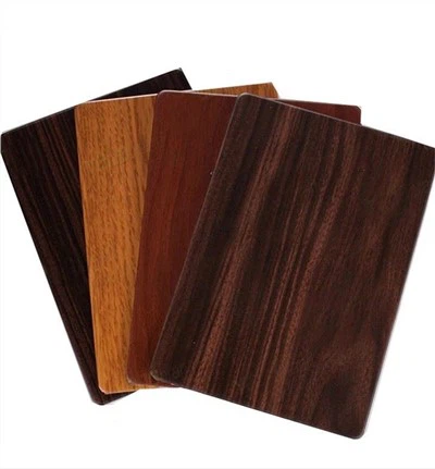 Panneau composite aluminium imitation bois grain de bois ACP ACM